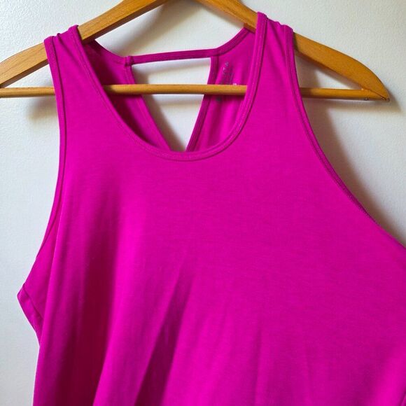 EUC ATHLETA PINK X WRAP BACK TANK TOP SIZE SMALL - Picture 2 of 11